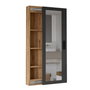 Hanah Home Estantería de Baño Pino Atlantik y Antracita